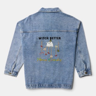 Halloween Denim Jacket