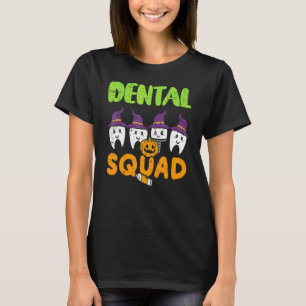 Halloween Dental Squad Teeth Hygeine Costume Denti T-Shirt