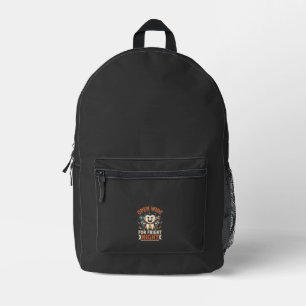 Halloween Dentist Fright Night Printed Backpack