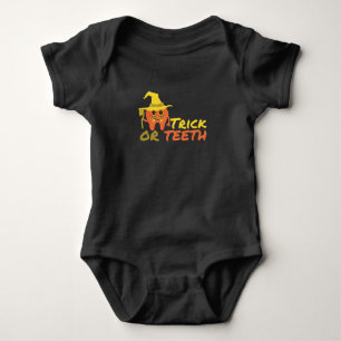 Halloween Dentist Trick or Teeth Baby Bodysuit