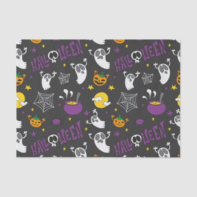 Halloween Design 1 Tissue Paper (Front)