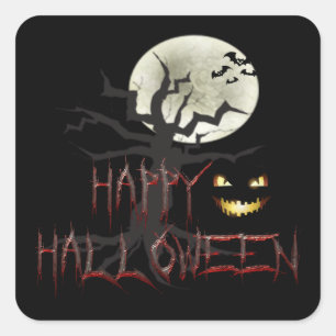 Halloween Design 2 Square Sticker