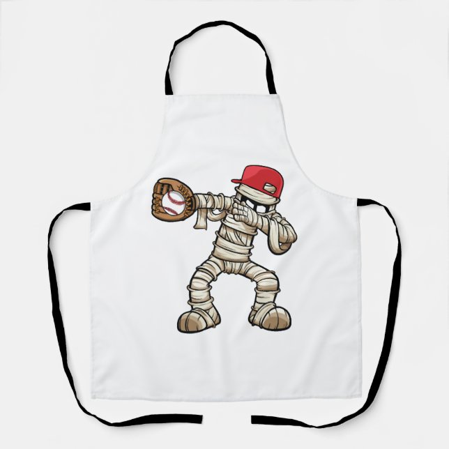Halloween Design for Baseball Lovers Apron (Front)