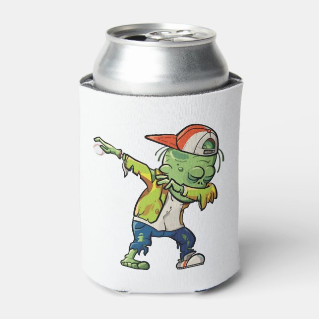 Halloween Design for Baseball Lovers  Can Cooler (Can Front)