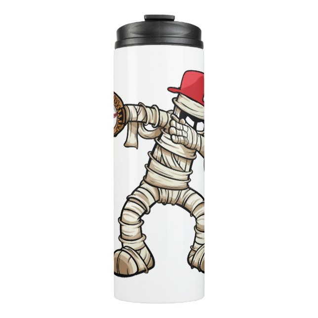 Halloween Design for Baseball Lovers Thermal Tumbler (Front)