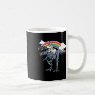 Halloween Design For Kids Unicorn Riding Dinosaur  Coffee Mug