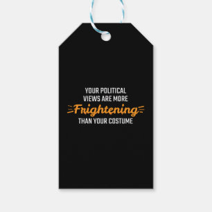 Halloween Design for Politics Lovers Gift Tags