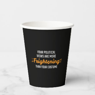 Halloween Design for Politics Lovers Paper Cups