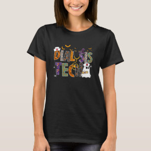 Halloween Dialysis Tech Nursing Cute Nurse Hallowe T-Shirt