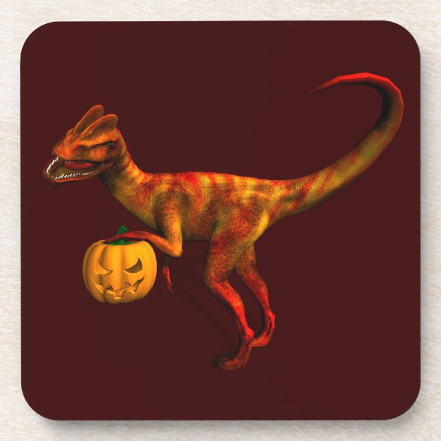 Halloween Dilophosaurus Coaster (Front)