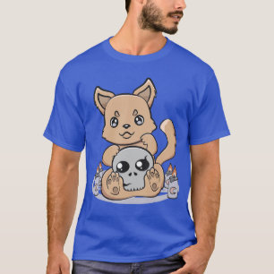 Halloween Dingo Witch Cute Chibi Wicca Anime Horro T-Shirt