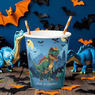 Halloween Dinosaur Birthday Party    Spooky T-Rex Paper Cups