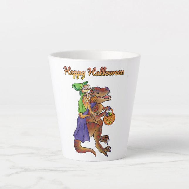 Halloween Dinosaur Mug  (Front)