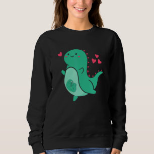 Halloween Dinosaur Mum Pregnancy Announcement Baby Sweatshirt
