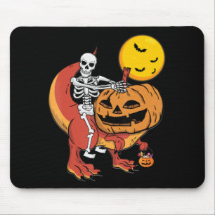 Halloween Dinosaur Pumpkin T Rex Skeleton Boys Tod Mouse Mat