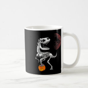 Halloween Dinosaur T Rex Skeleton Scary Boys Kids  Coffee Mug