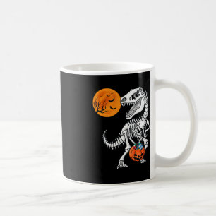 Halloween Dinosaur T Rex Skeleton Scary Boys Kids Coffee Mug