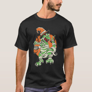 Halloween Dinosaur Trick Or Treat Scary Spooky Di T-Shirt