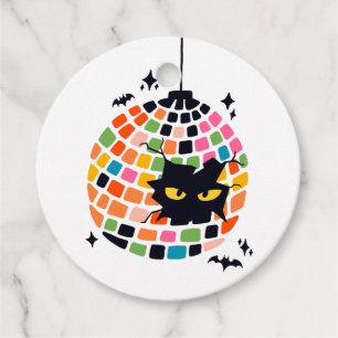 Halloween Disco Ball Favour Tags