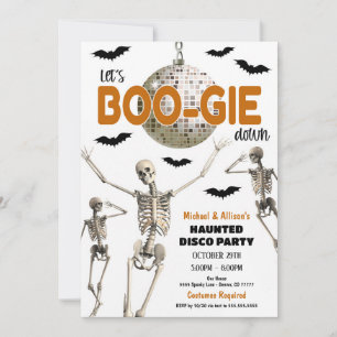 Halloween Disco Party Invitation