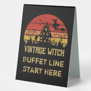 Halloween Distressed Vintage Witch Retro Sunset