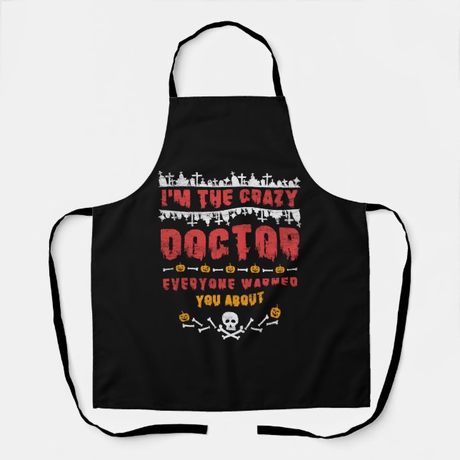 Halloween Doctor Apron (Front)