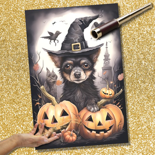 Halloween Dog 1 Decoupage Paper (Creator Uploaded)