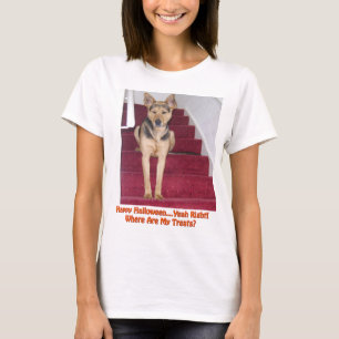 Halloween Dog and No Treats T-Shirt