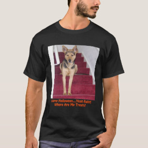 Halloween Dog and No Treats T-Shirt