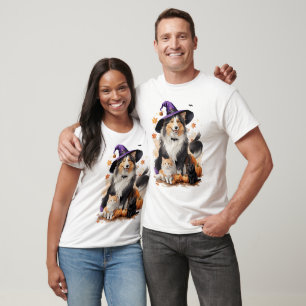 Halloween Dog and Pumpkin T-Shirt