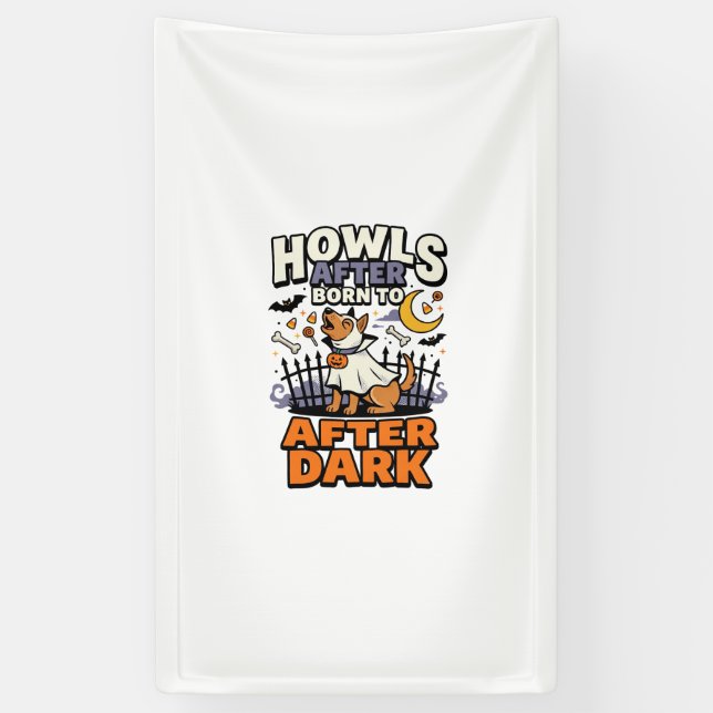 Halloween Dog Boo Crew (5) Banner (Vertical)