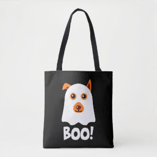 Halloween Dog Boo Tote Bag