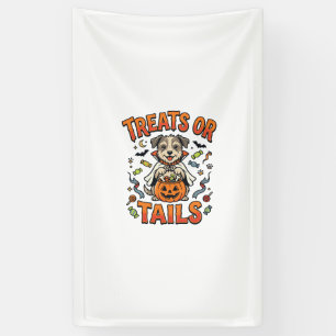 Halloween Dog Candy Mischief Banner