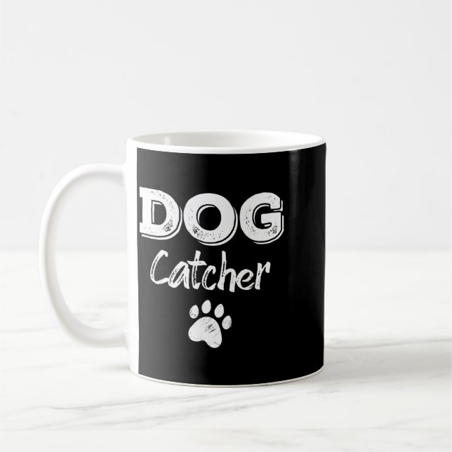 Halloween Dog Catcher Costume Coffee Mug (Left)