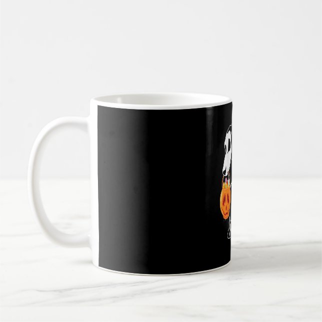 Halloween dog costume  coffee mug (Left)