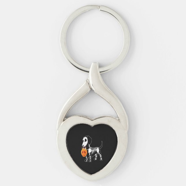 Halloween dog costume  key ring (Front)
