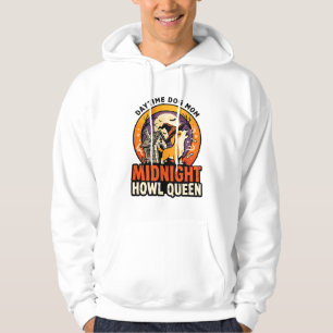 Halloween Dog Howl Queen Hoodie