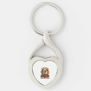 Halloween Dog Howl Queen Key Ring