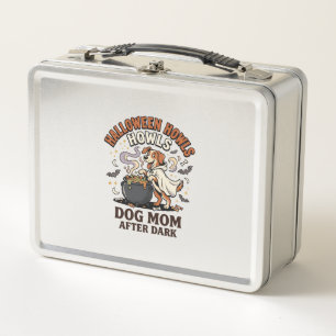 Halloween Dog Mum After Dark Metal Lunch Box