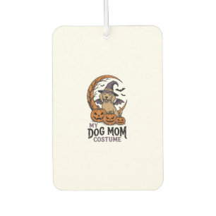 Halloween Dog Mum Shirt Witch Pup Costume Graphic_ Car Air Freshener