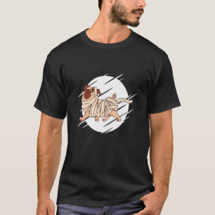 Halloween Dog Mummy Pug T-Shirt