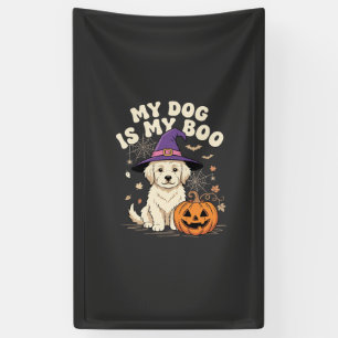 Halloween Dog My Dog Is My Boo Banner