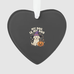 Halloween Dog My Dog Is My Boo Ornament