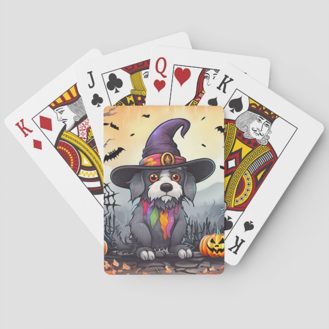 Halloween Dog Playing Cards (Back)
