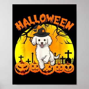 Halloween dog poster