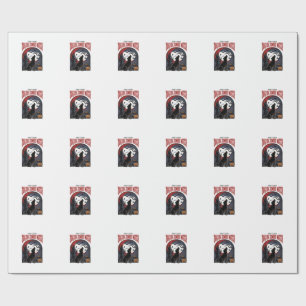 Halloween Dog Shirt Zombie Patrol Design_1 Wrapping Paper