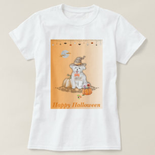 Halloween Dog Spiders & Bat T-Shirt
