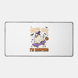 Halloween Dog Spooky Skate Ride Desk Mat