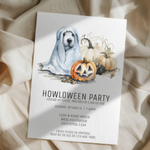 Halloween Dog Themed Party Howloween Fun Invitation