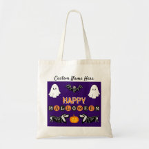 Halloween Dog Tote Bag - Personalise